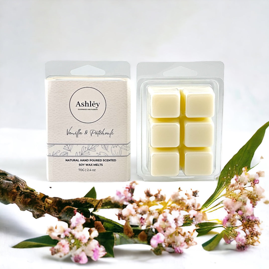 VANILLA & PATCHOULI SQUARE WAX MELTS