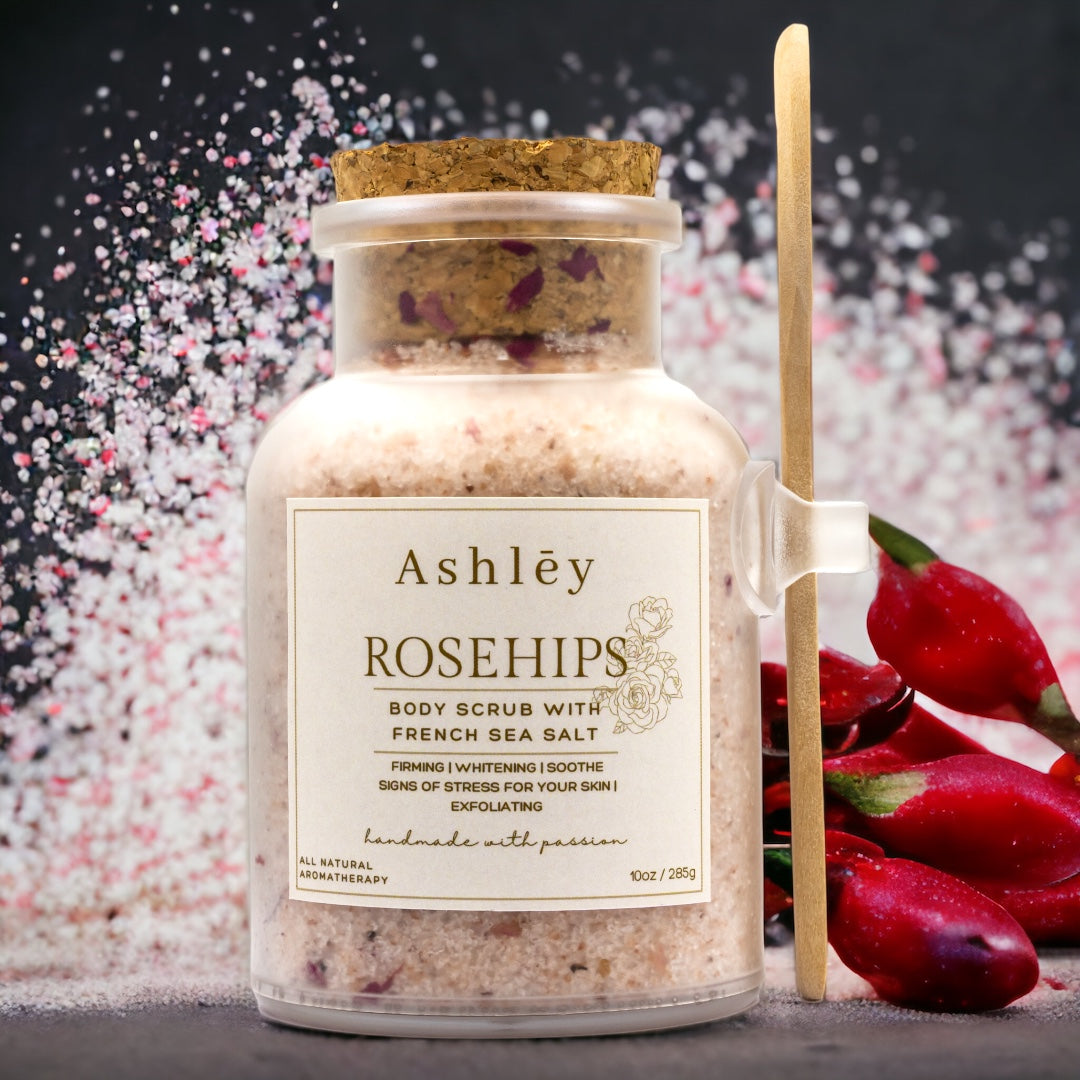 ROSEHIPS BODY SCRUB WITH FRENCH SEA SALT