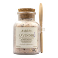 LAVENDER BODY SCRUB WITH OATMEAL & FRENCH SEA SALT (FREE WOODEN SPATULA)