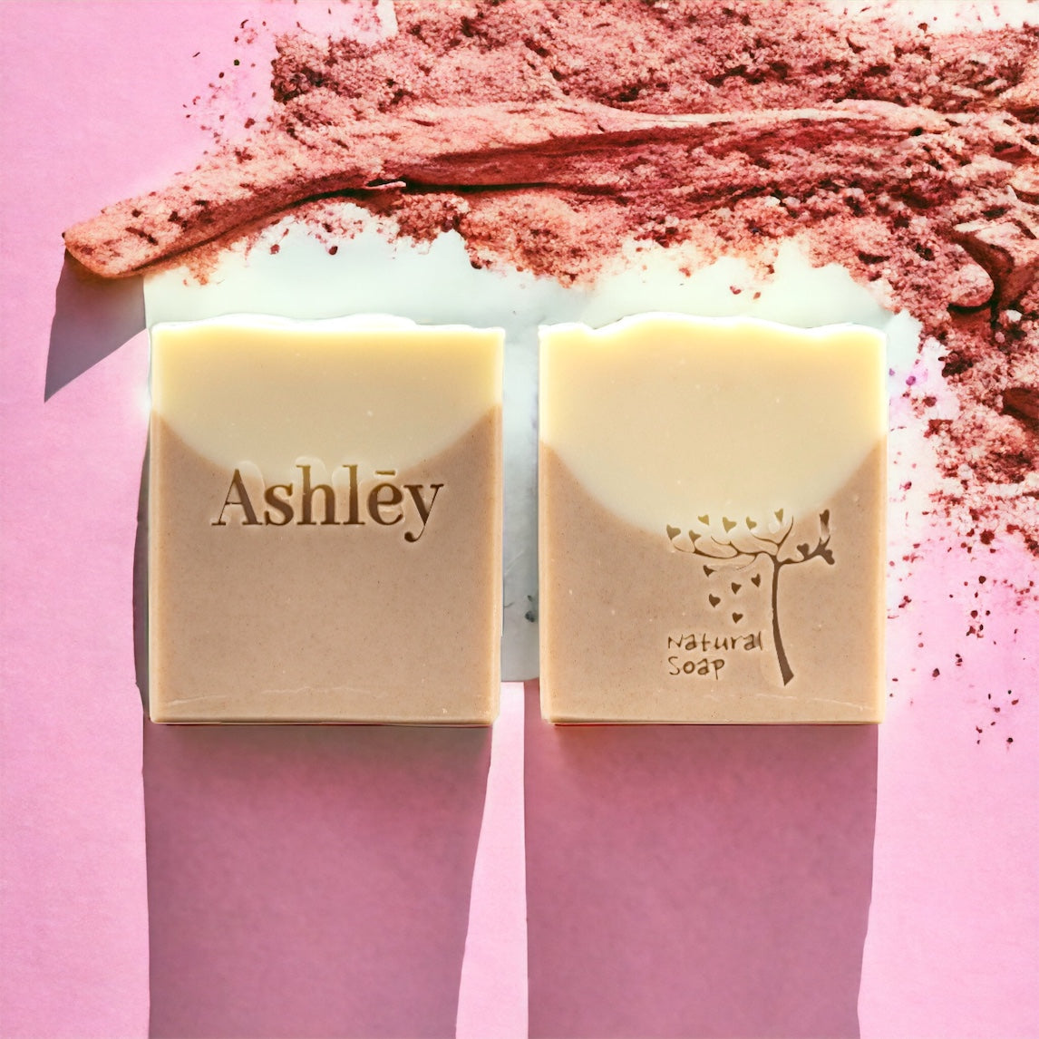 (Set of 3 PCS) Rosehip & French Pink Clay Soap