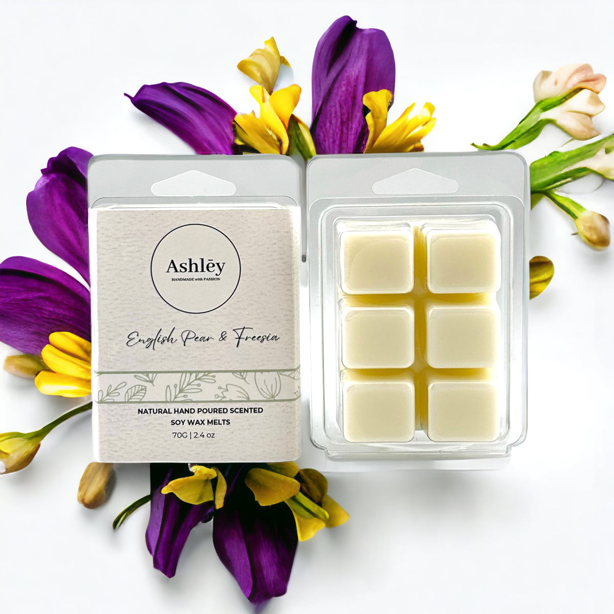 ENGLISH PEAR & FREESIA SQUARE SOY WAX MELTS