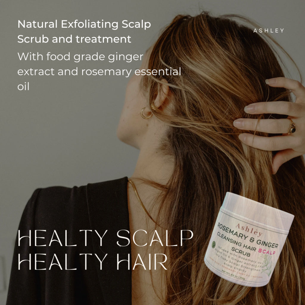 Ashley Oil Control Hair Therapy Scalp Scrub | Rosemary | Ginger | Salt | 250g |Anti Hair Fall Dandruff |Rosemary Extract